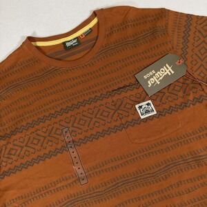 NWT‎ Howler Bros Jacquard T Shirt Mens Medium Mazatlan Jacquard Pocket Adobe